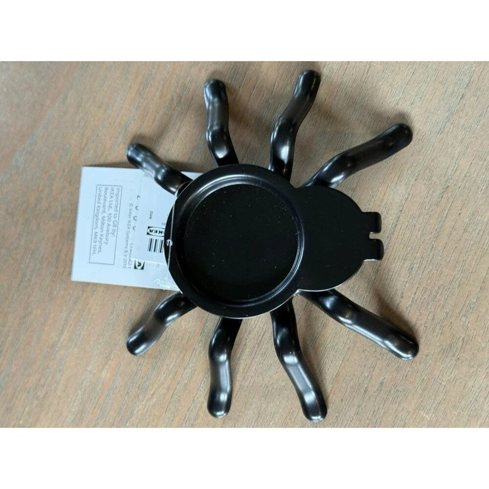 IKEA Kustfyr Spider Tealight Holder Black Decor 1